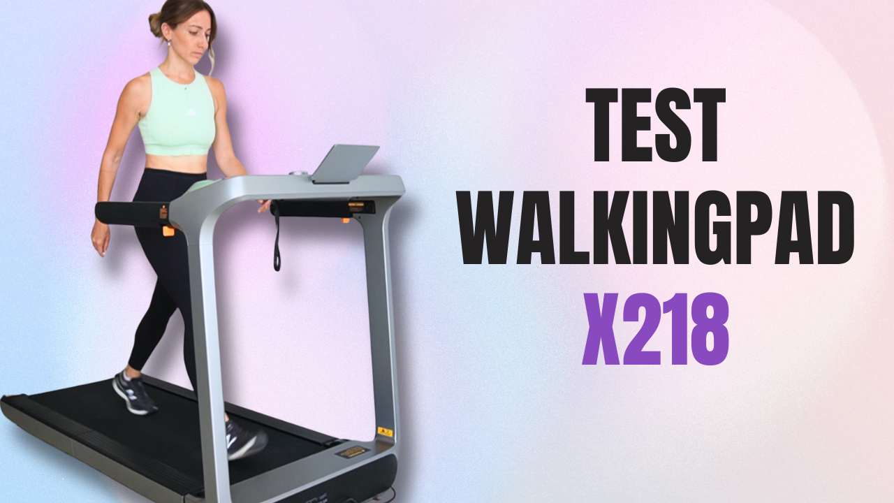 Candice teste le tapis de course WalkingPad X218 à la maison